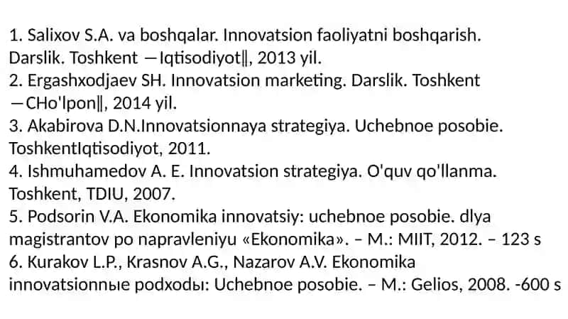Innovatsion iqtisodiyotda xizmatlar bozorini rivojlantirish 3