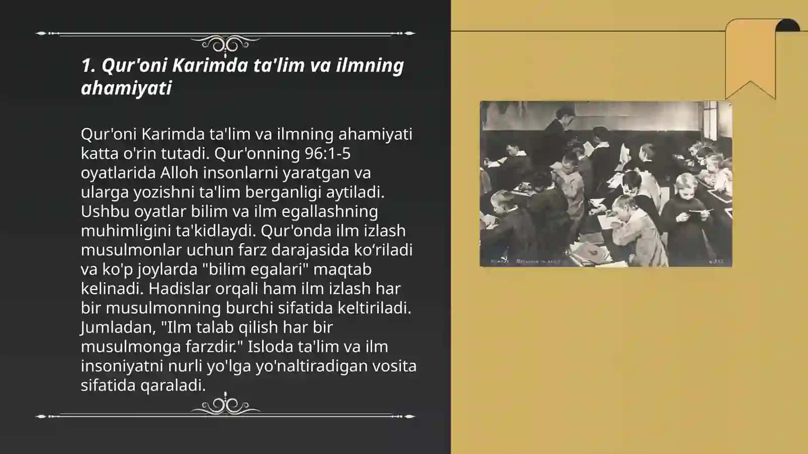 Quroni Karim va Hadisi shariflarda ta‘lim tarbiya masalalari 3