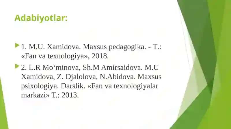 Maxsus pedagogika fanining predmeti, ob’ekti, boshqa fanlar bilan aloqasi 3