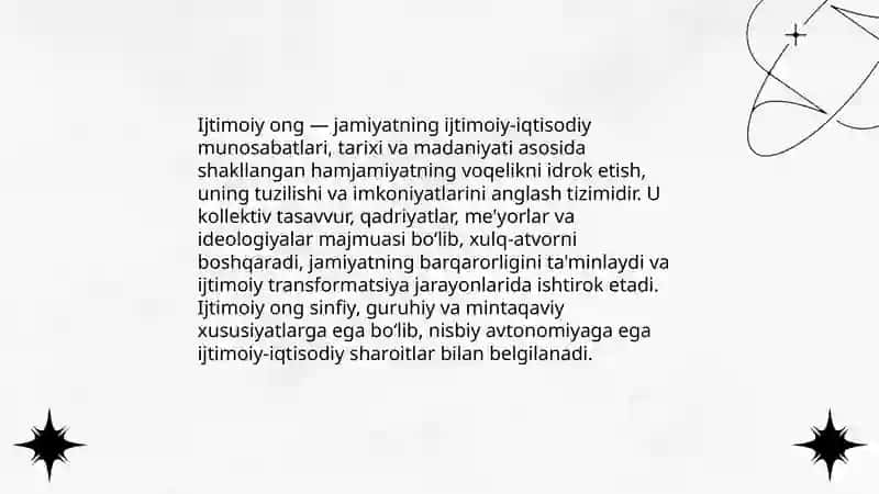 Ijtimoiy ong 3