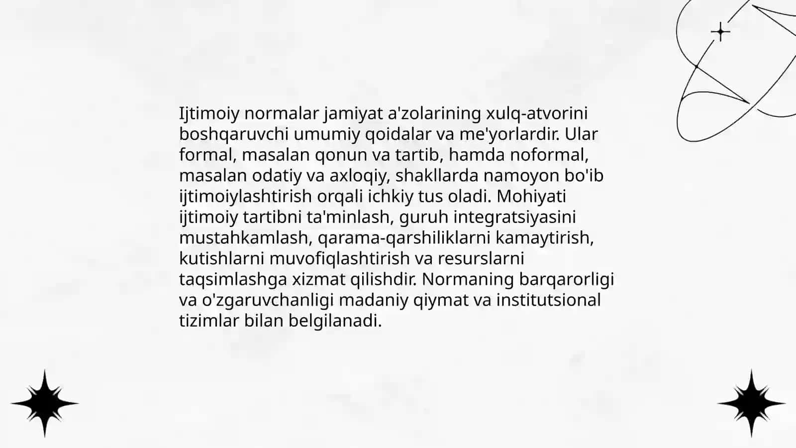 Ijtimoiy normalar 3
