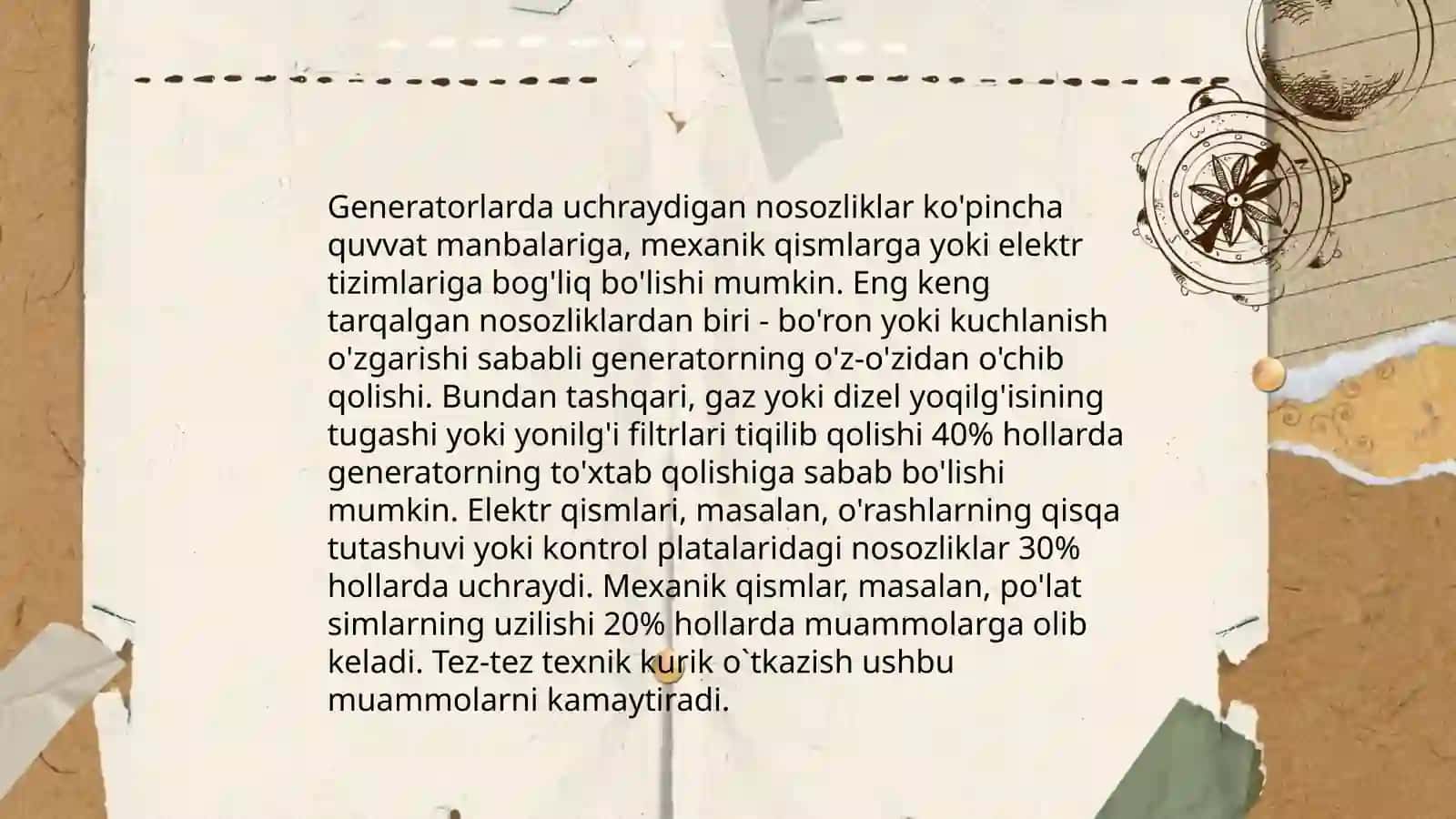 Elektr jihozlarida generator, tok to'g'rilagich, starter 3