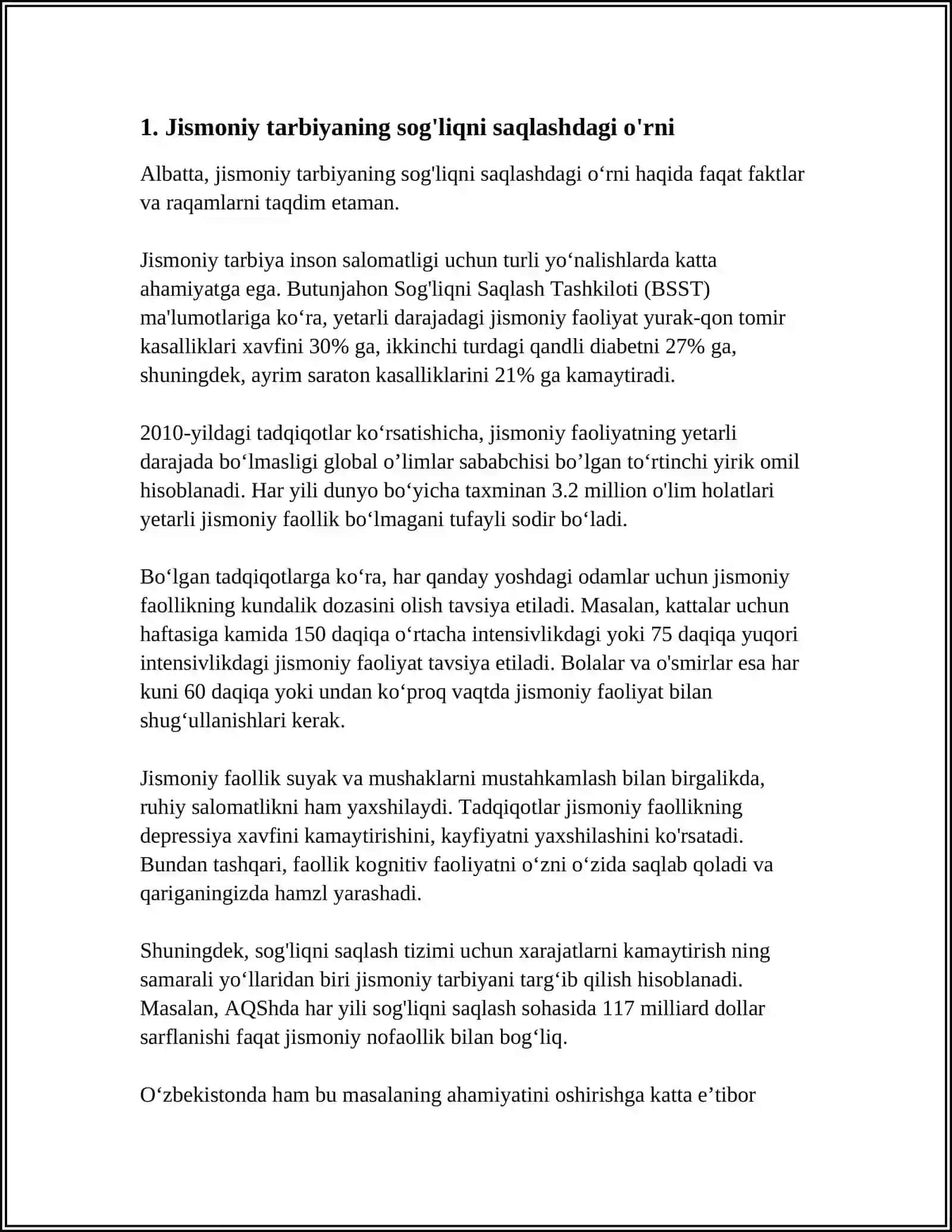 JISMONIY TARBIYANING JAMIYATDAGI VAZIFALARI VA SHAKLLARI 3