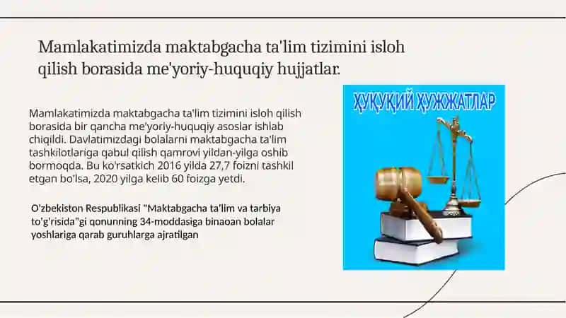 Xorijdagi Maktabgacha Ta'lim va Oilaviy Hamkorlikning Rivojlanishi Tarixi 3