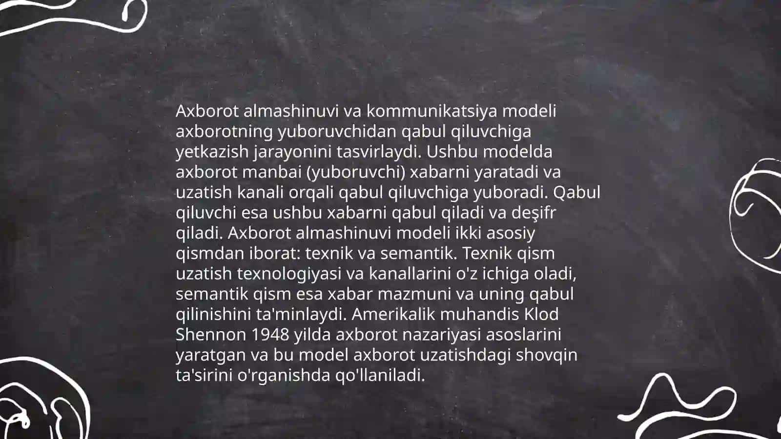 Axborot almashinuvining kommunikativ xususiyati 3