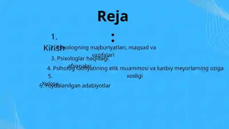 Psixolog faoliyatining etik muammosi va kasbiy meyorlarning oziga xosligi 3