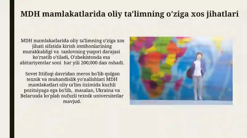 MDH Davlatlar Ta'lim Tizimi va O'ziga Xos Xususiyatlari 3