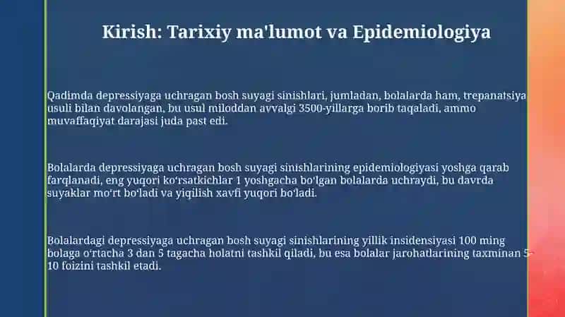 Depressiyalangan bosh suyagi sinishlarida xirurgik aralashuv 3