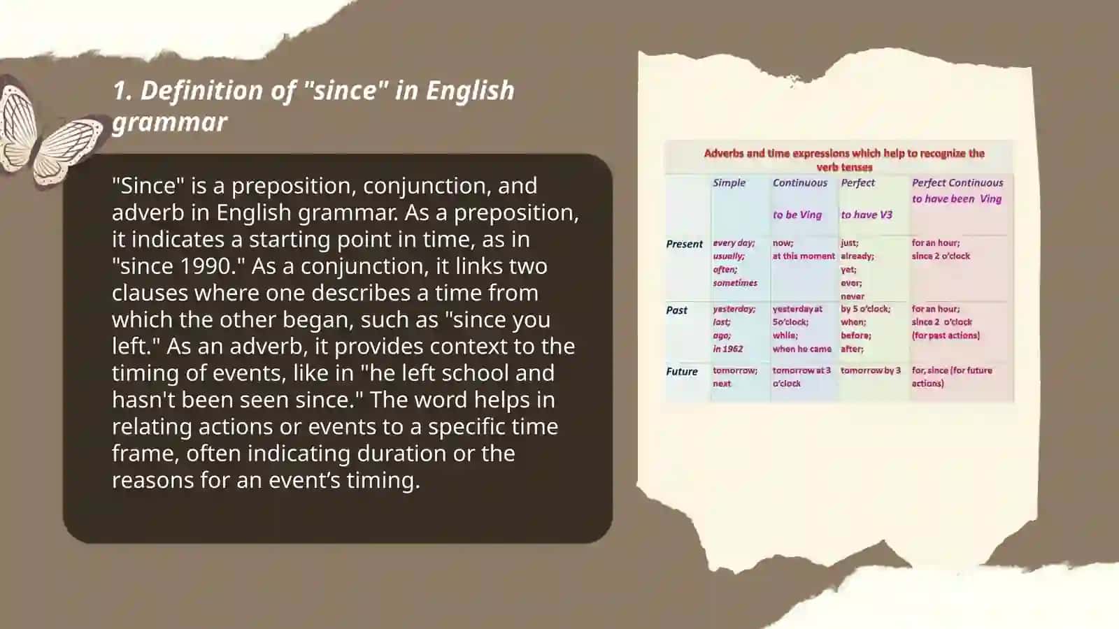 Difference between since and therefore 3