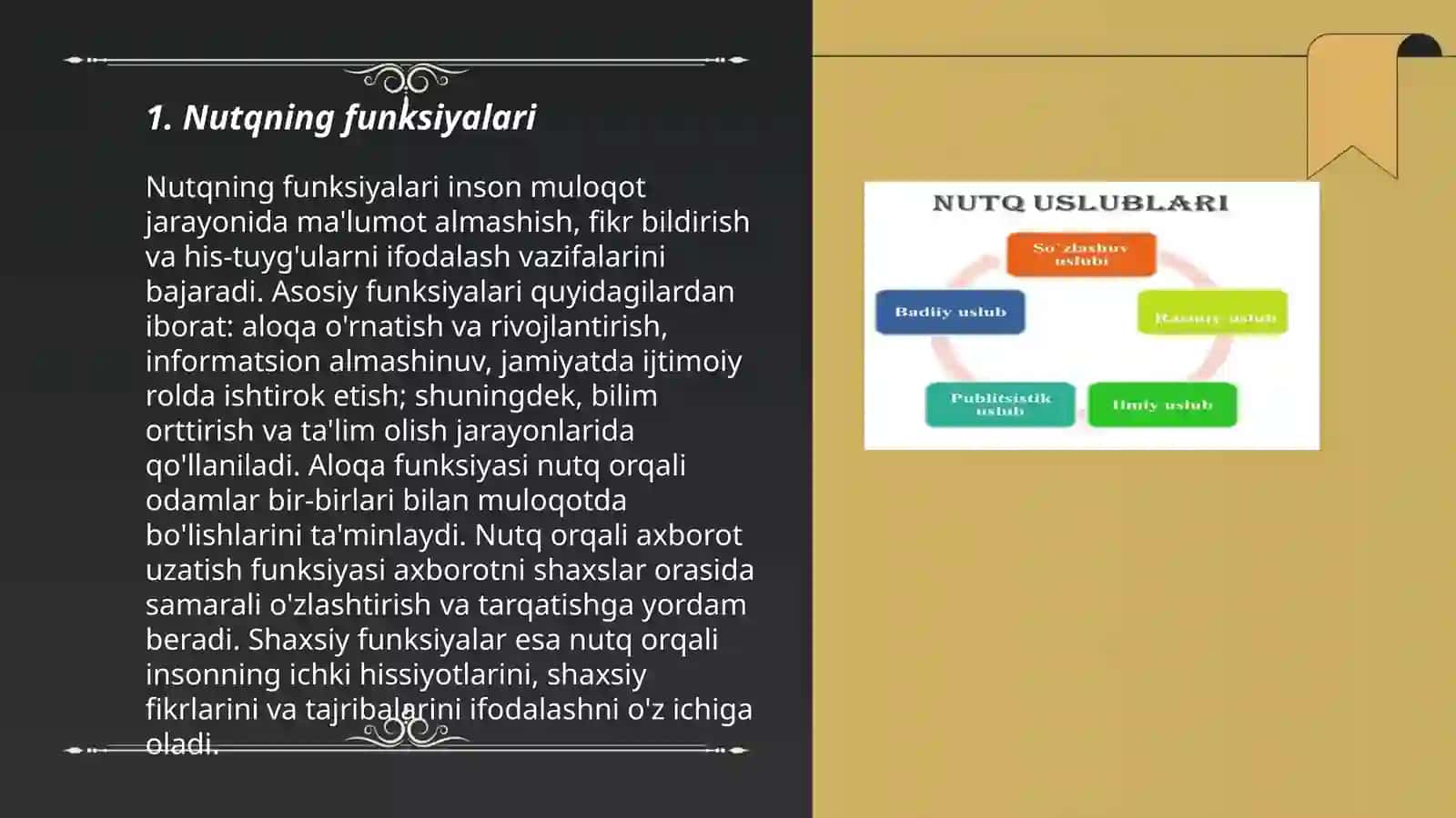 Nutqning uslubiy shakillari 3