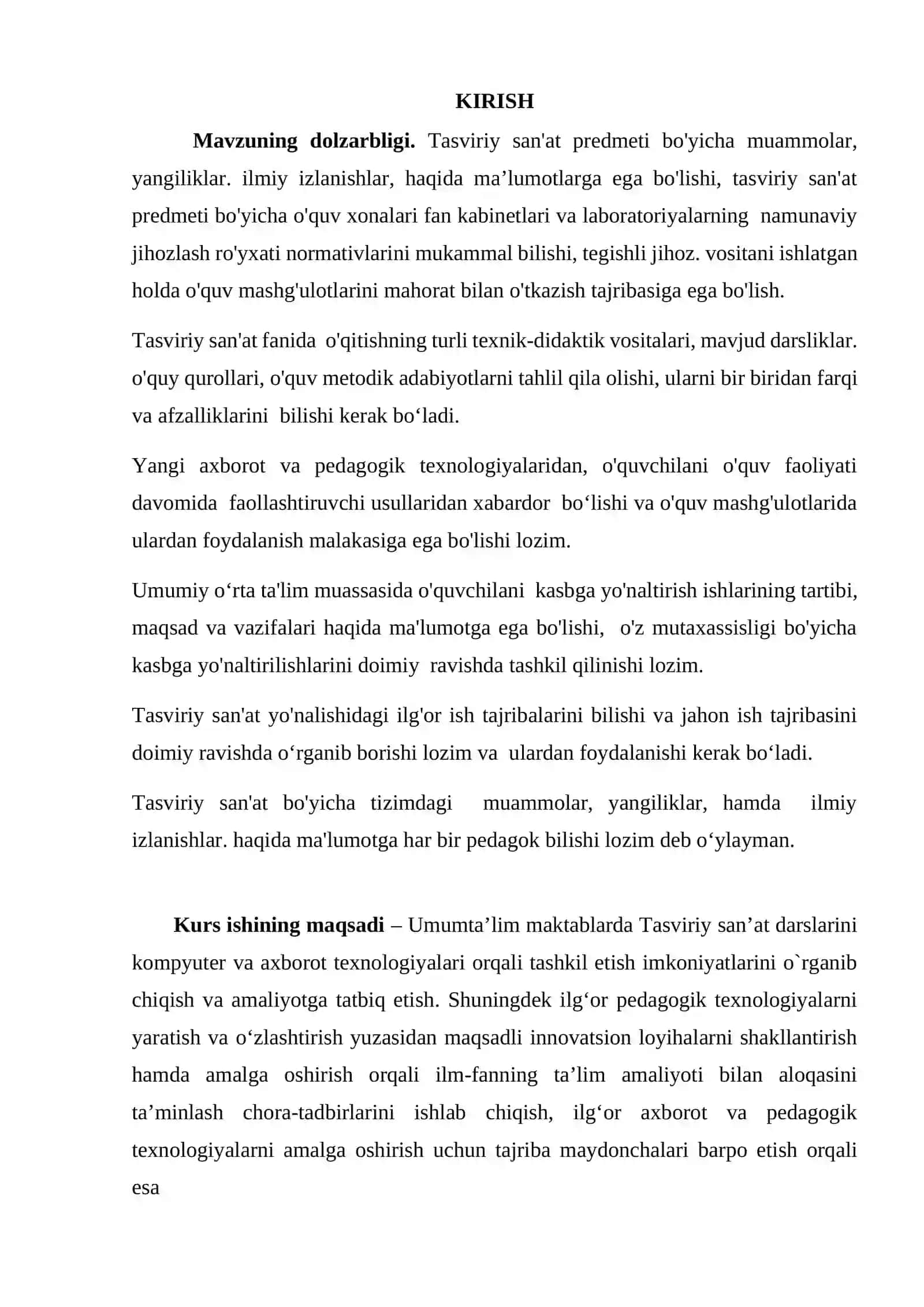 TASVIRIY SAN’AT MASHG’ULOTLARIDA KOMPYUTER TEXNOLOGIYALARIDAN FOYDALANISH 3