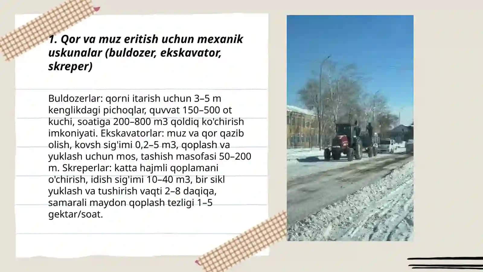 Qor va muzga qarshi kurashish texnalogiyalari 3