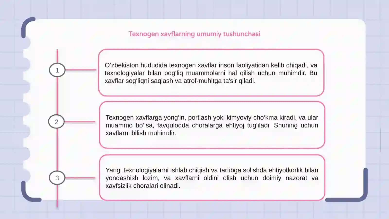 Texnogen xavflarning umumiy tushunchasi 3