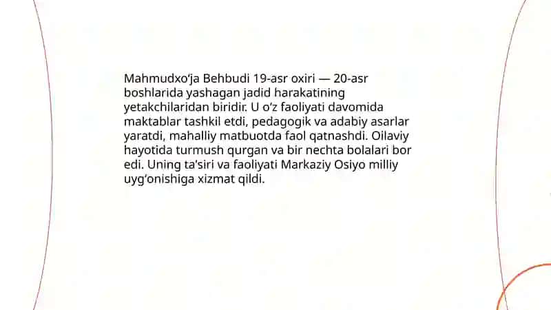 Mahmudxoʻja Behbudiyning Hayoti va Oilaviy Tarixi 3