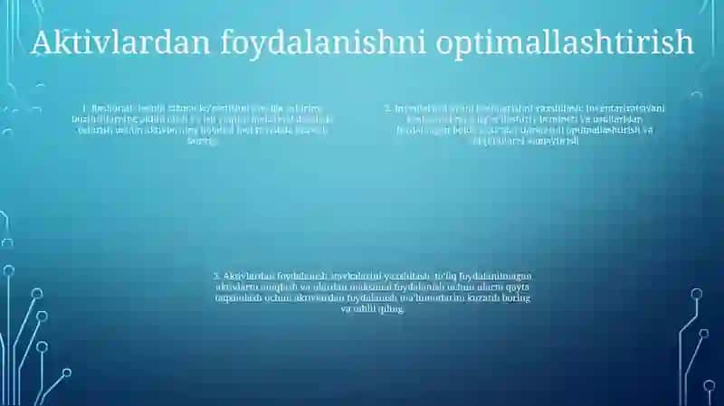 Asosiy Vositalardan Foydalanish SamaradorliginiOshirishYoʻLlari 3
