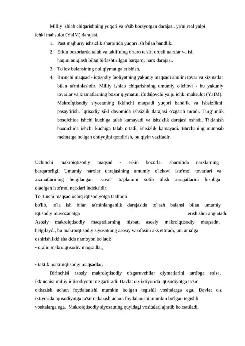 Makroiqtisodiyot fanining predmeti va uslubi 3