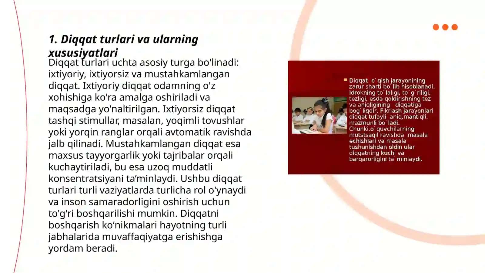Diqqat va xotira Psixofiziologiyasi 3