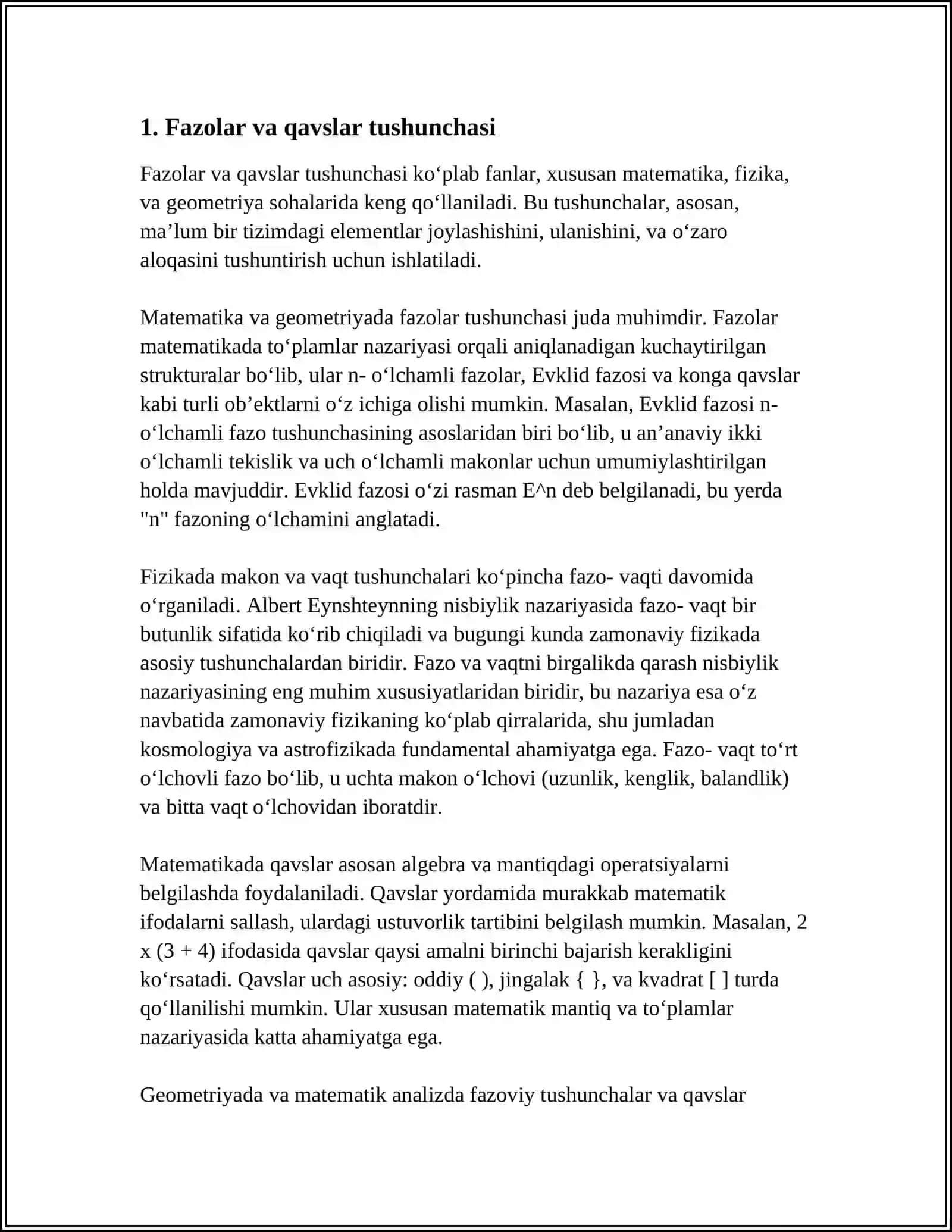 KOMBINATORIKA MAVZUSIDAGI FORMULALAR YORDAMIDA MASALALAR YECHISH 3