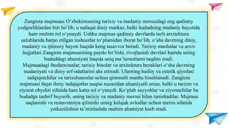 Zangiota majmuasi SLAYD 3