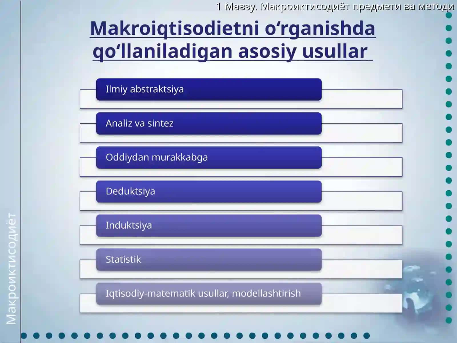 Makroiqtisodiyot fanining predmeti 3
