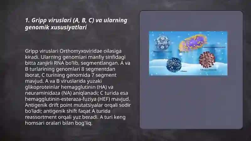 RESPIRATOR VIRUSLAR: GRIPP VA BOSHQA RESPIRATOR VIRUSLI INFEKSIYALARNING QIYOSIY TAHLILI 3