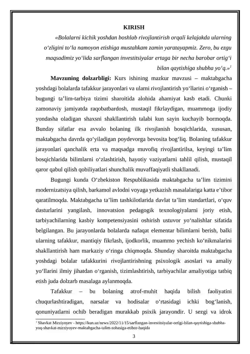 Maktabgacha yoshdagi bolalarda tafakkur jarayonlari va ularni rivojlantirish yo'llari 3