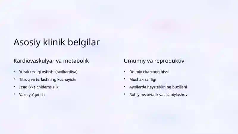 Tireotoksikoz: Klinik Belgilari va Differensial Diagnostika 3