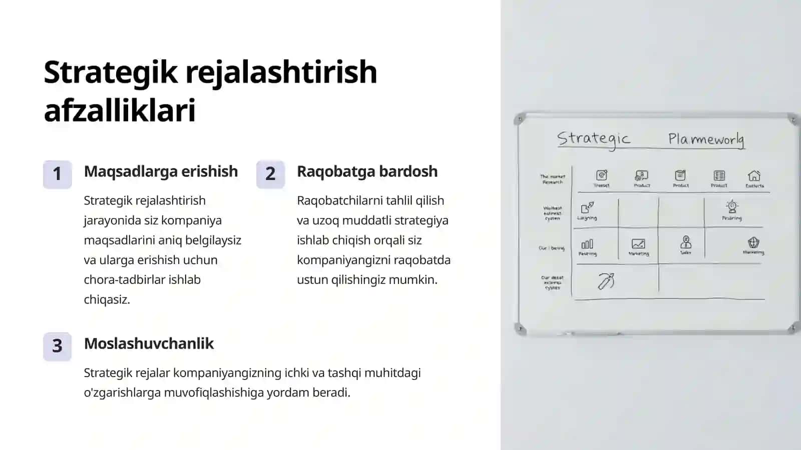Strategik va target rejalashtirish va marketing nazorati 3