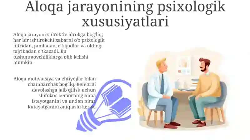 Shifokor va bemor muloqotining psixologik xususiyatlari 3