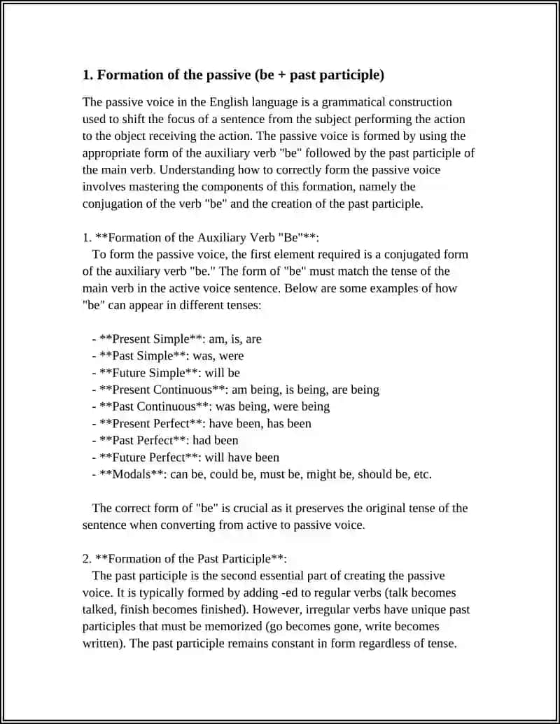 Theme: THE PASSIVE VOICE 3