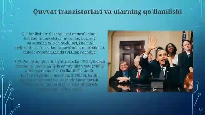 Bipalyartiranziztrlarning rivojlanish tarixi va zamonaviy holati ularning turlari qo'lanilishi 3