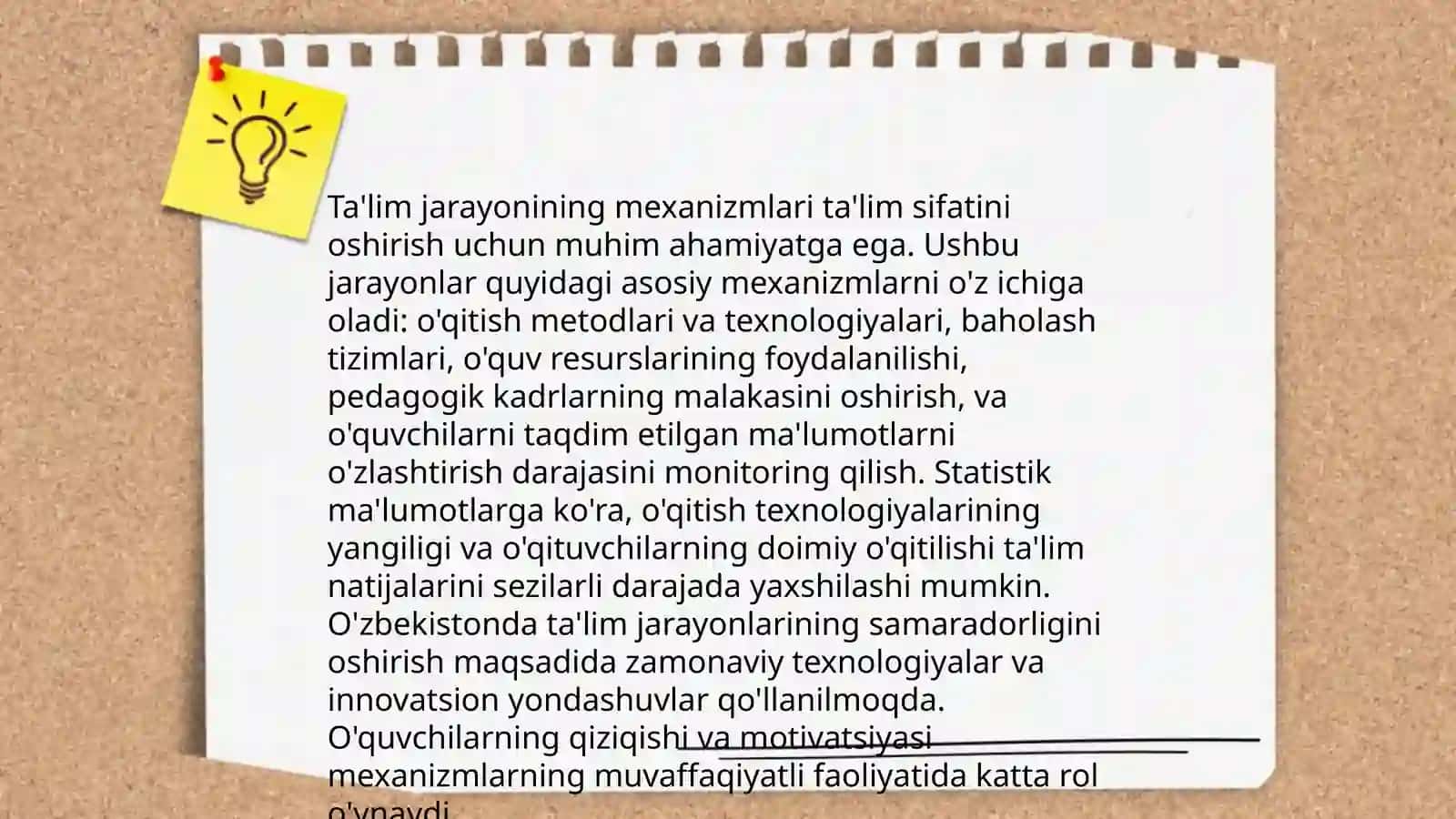 Ta'lim jarayoni qonuniyatlari va tamoillari 3