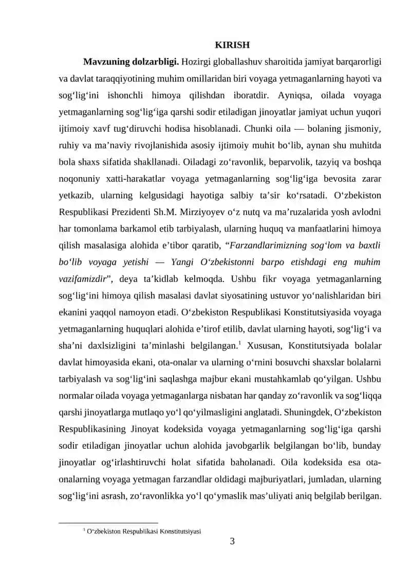 Oilada voyaga yetmaganlarning sog‘lig‘iga qarshi sodir etiladigan jinoyatlarning oldini olish 3
