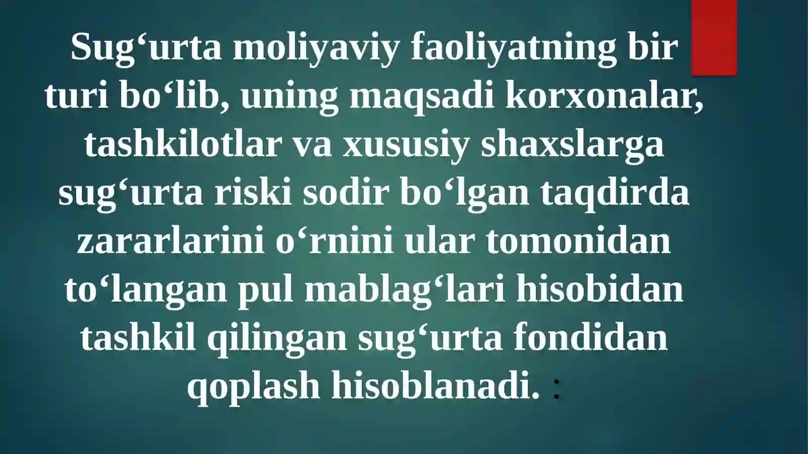 Sug’urta bozorini statistik o’rganish 3