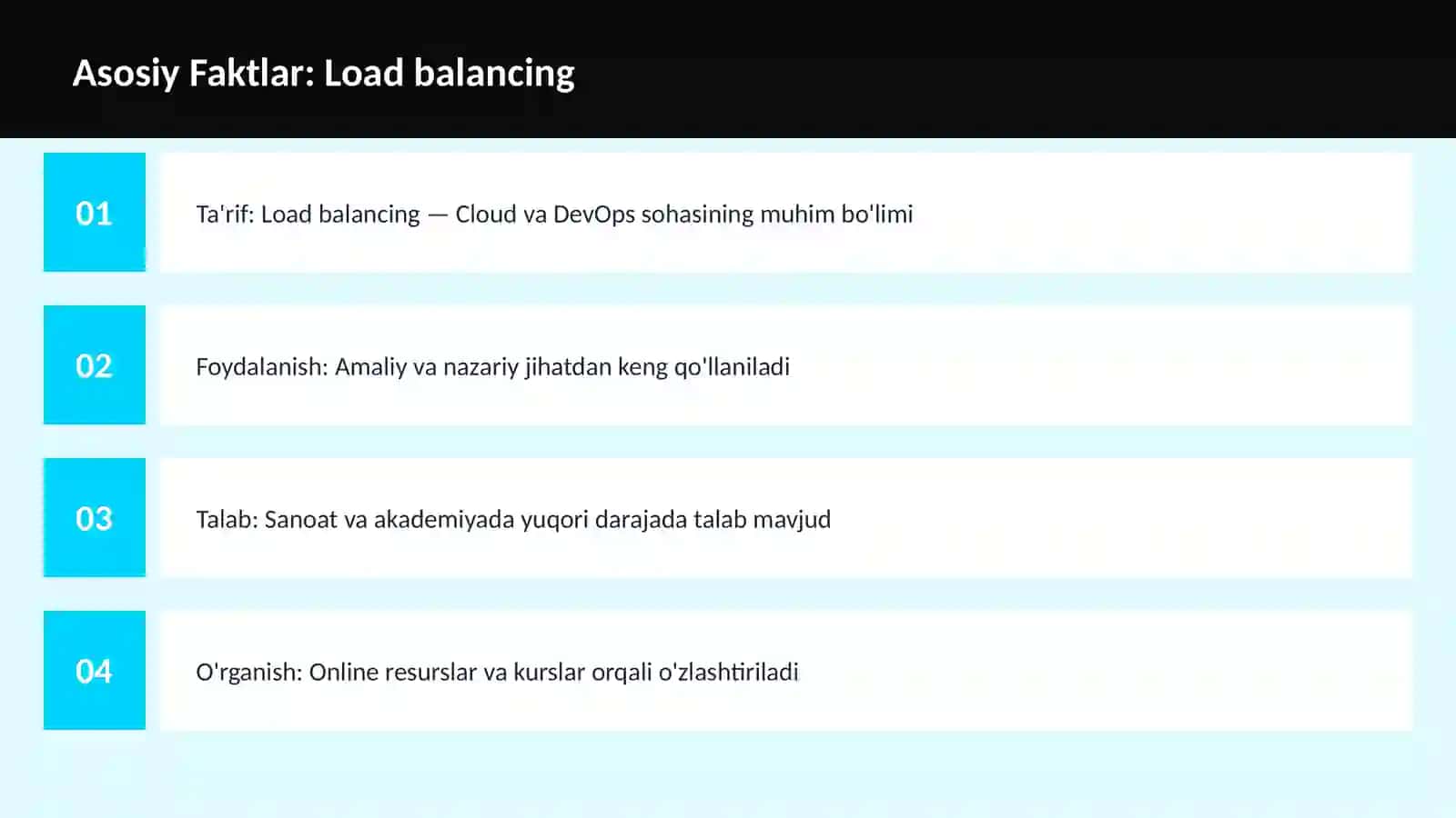 Load balancing 3