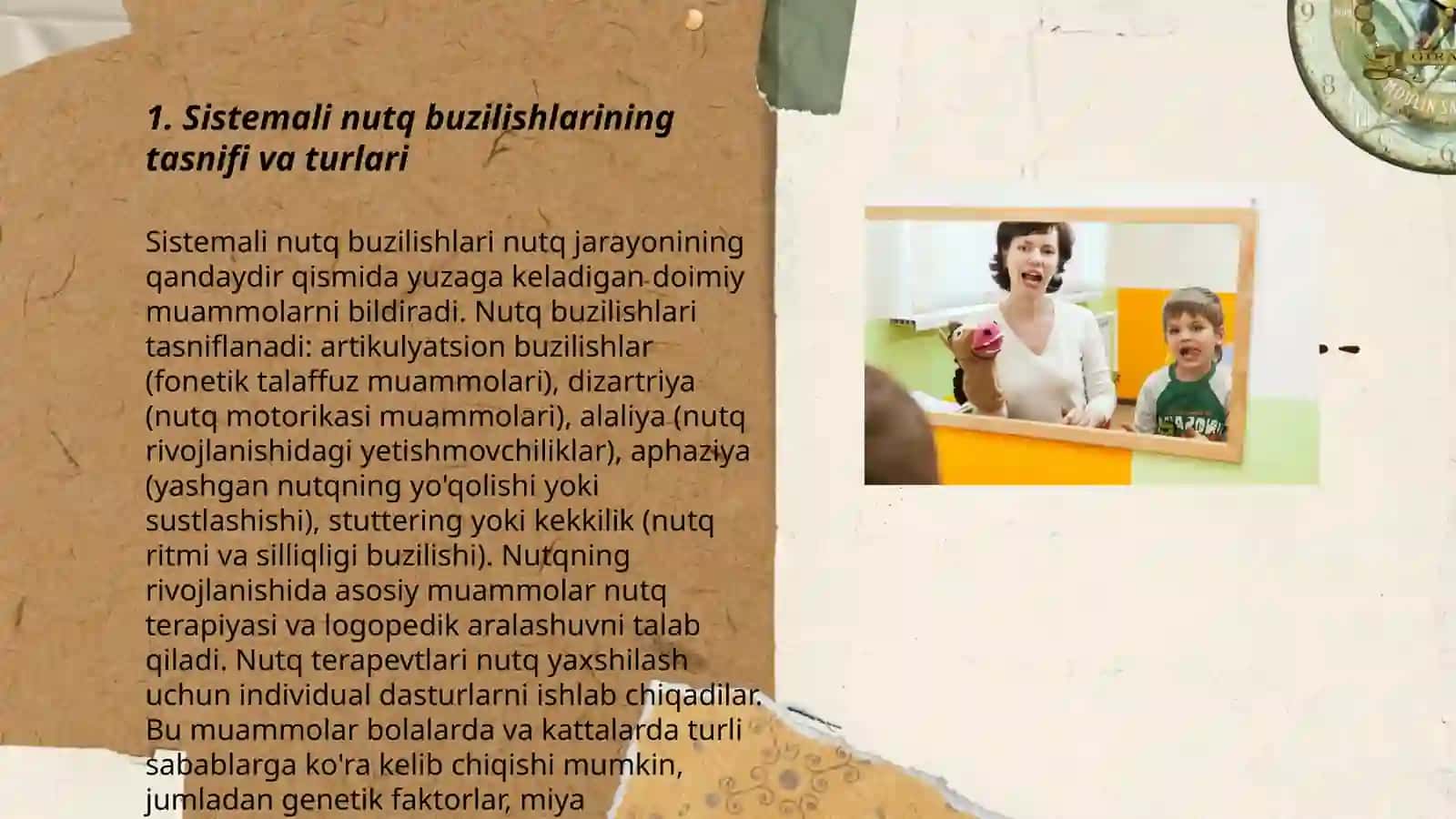 Sistemali nutq buzilishlari bo'lgan bolalar 3