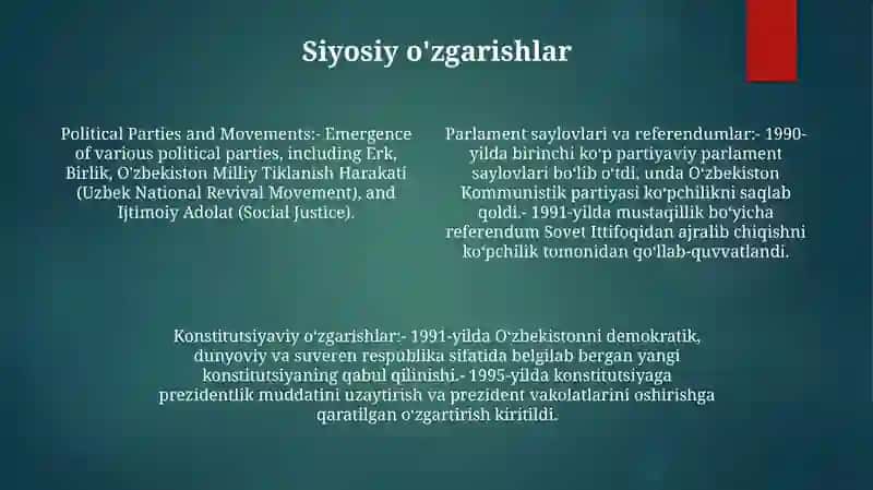 Mustaqillikka Erishish Arafasida O'Zbekistondagi Ijtimoiy-Siyosiy Jarayonlar 3