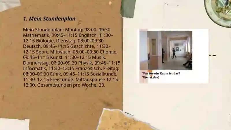 Mein Stundenplan 3