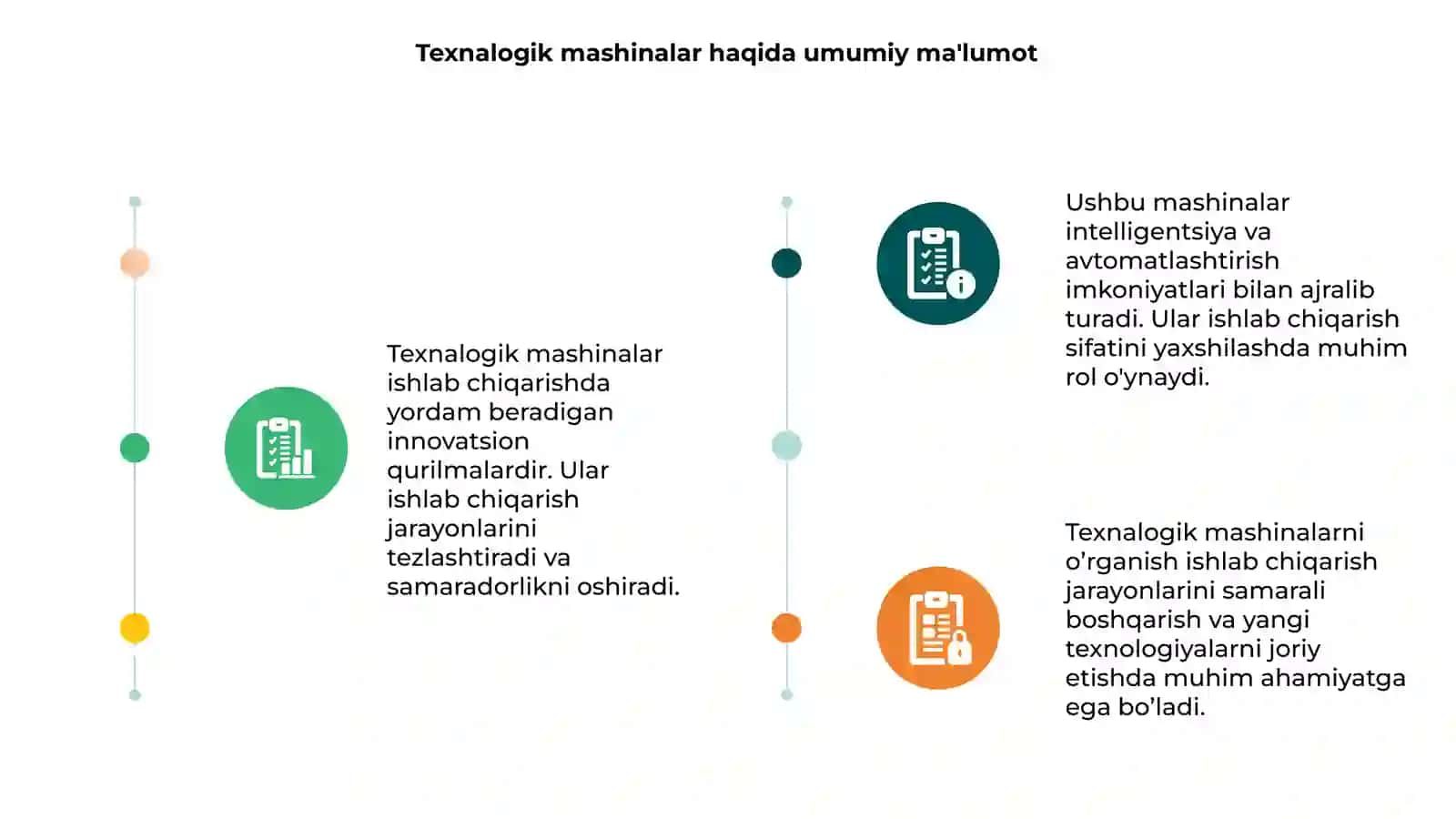 Texnalogik mashinalardan ishlab chiqarishda foydalanishni oʻrganish 3