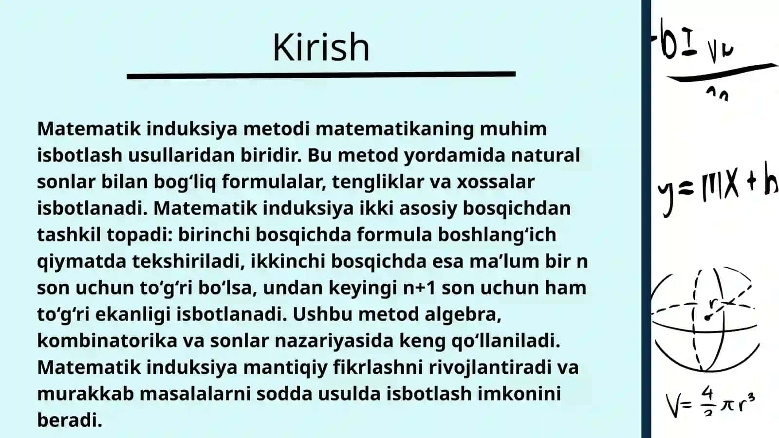 Matematik induksiya metodi 3
