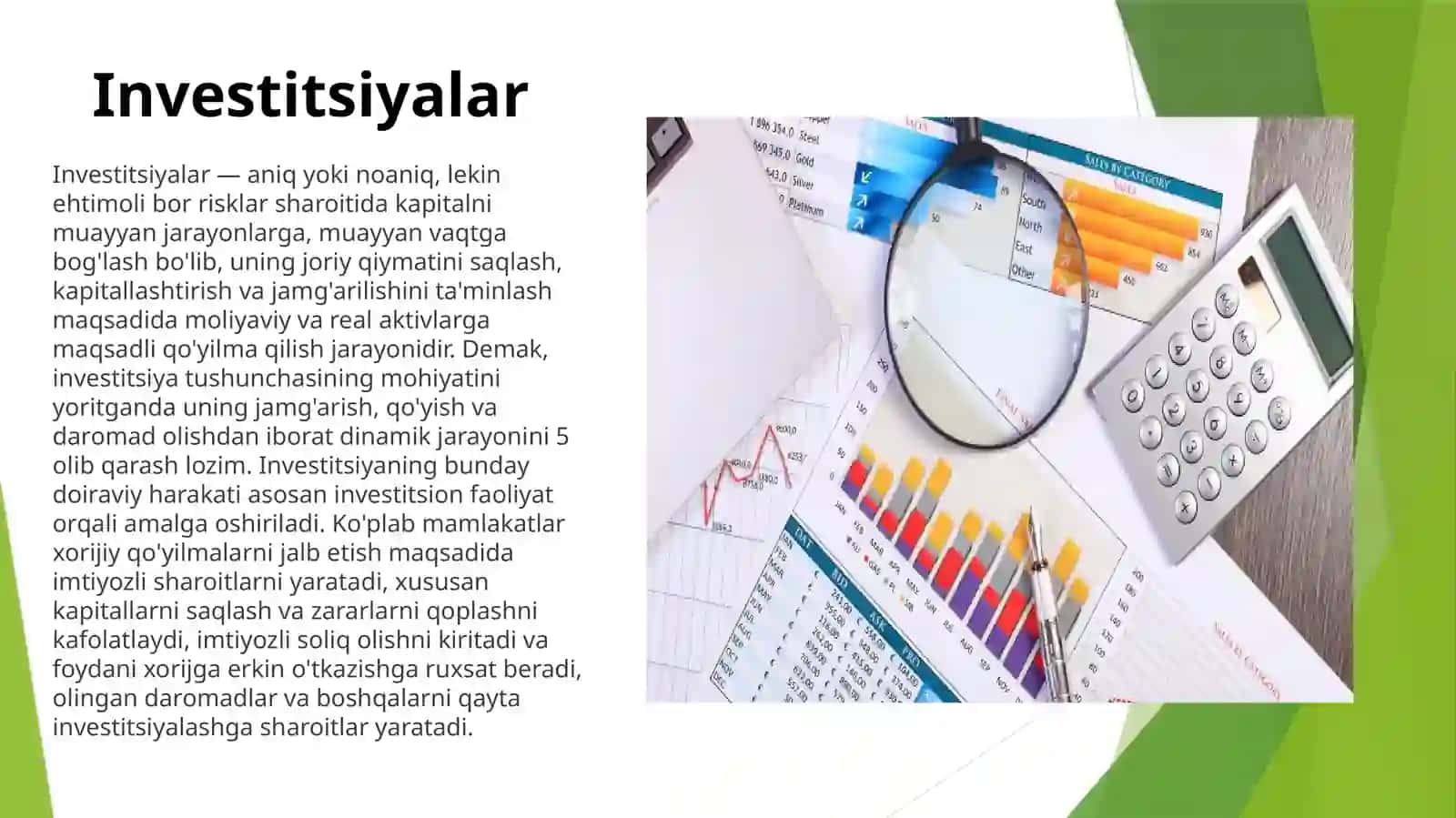 Investitsiyalar hisobi 3