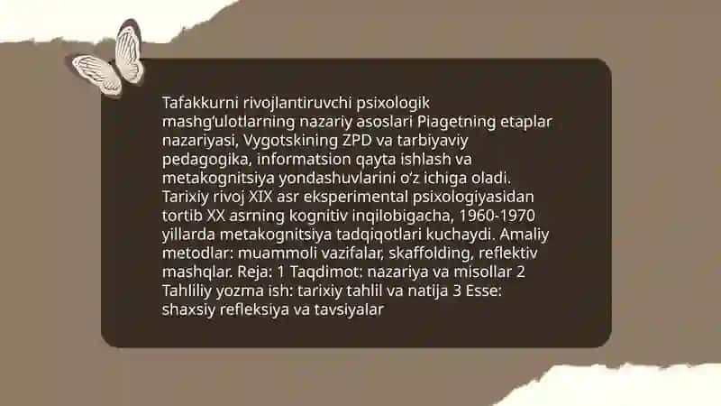 Tafakurni rivojlantiruvchi psixologik mashg‘ulotlar 3