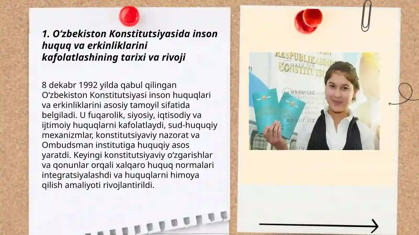Oʻzbekistonda inson huquqlari va erkinliklari kafoltining yaratilishi 3