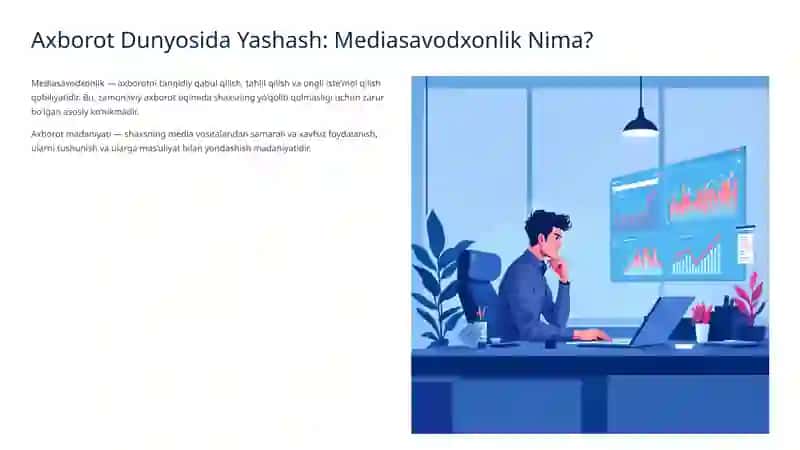 Mediasavodxonlik va Axborot Madaniyati: Zamonaviy Jamiyatning Asosiy Ko‘nikmalari 3