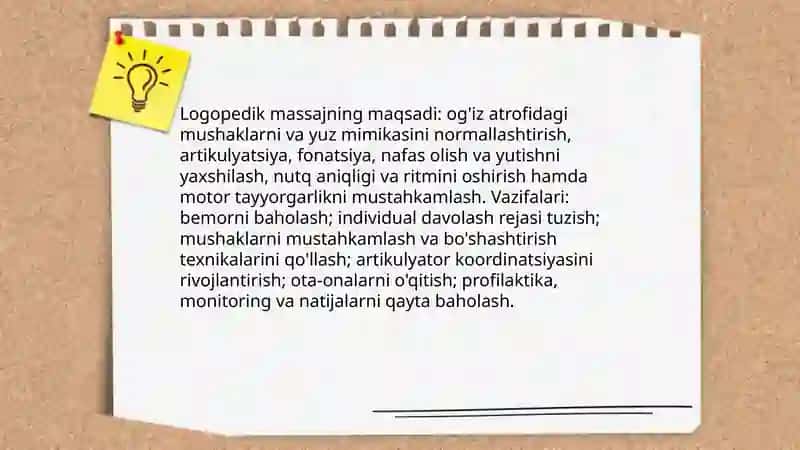 Logopedik massajni o'tkizish bo'yicha uslubiy ko'rsatmalar 3