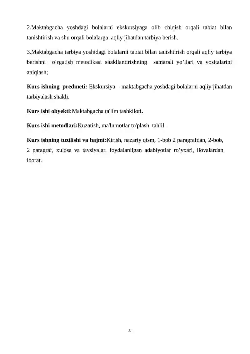 Maxsus maktabgacha taʼlim muassasada tevarak atrof bilan tanishtirishda ekskursiyaning ahamiyati 3