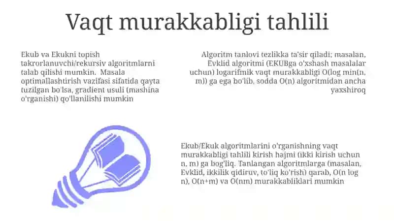 Ekub va Ekuk Algoritmlari 3