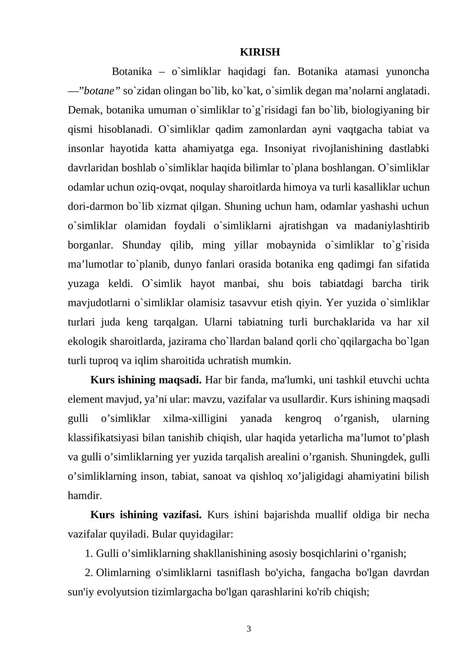 Gulli O‘simliklarning Xilma-Xilligi va Tarqalishi 3