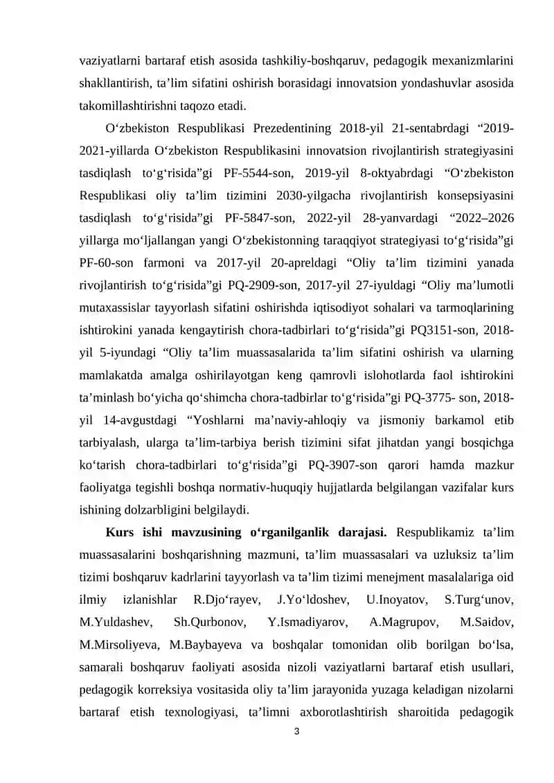 O‘QITUVCHI VA O‘QUVCHI O‘RTASIDAGI MUAMMOLARNING PAYDO BO‘LISHI SABABLARI VA ULARNING YECHIMLARI. 3
