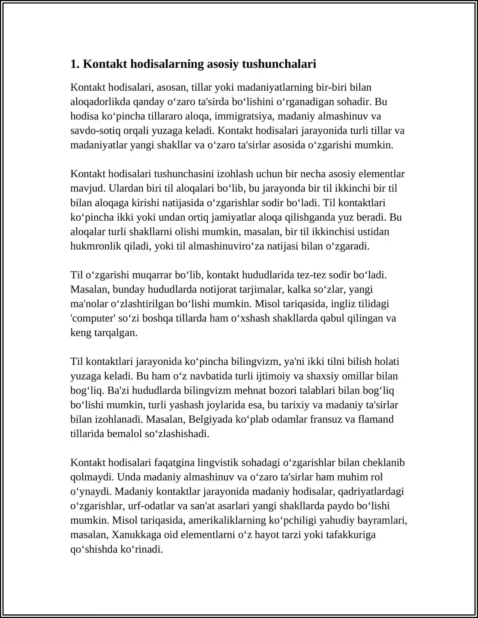 Kontakt hodisalar 3